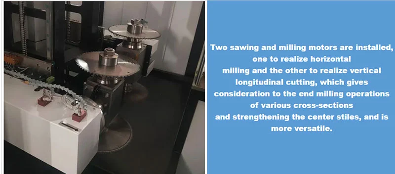 Cnc Servo End Milling Equipment For Unitized Curtain Wall Fabrication