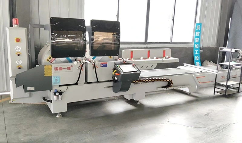 CNC Double-head Cutting Saw for 45° and 90° Cutting